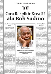 Image of Seratus Satu Cara Berpikir Kreatif ala Bob Sadino